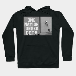 Banksy One Nation Under CCTV Hoodie